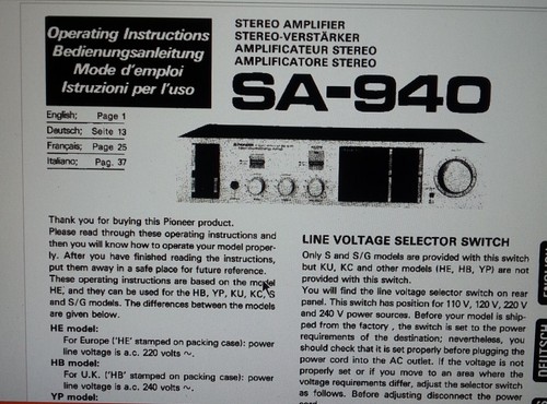 Manuale utente amplificatore - manuale,